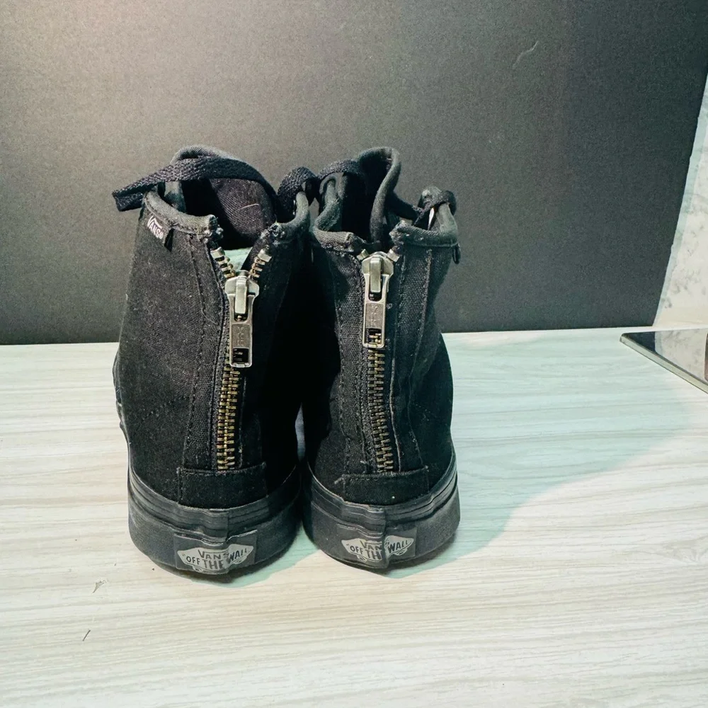 VANS 106 Hi Canvas Black Black Shoes 721356 Sneakers W/M